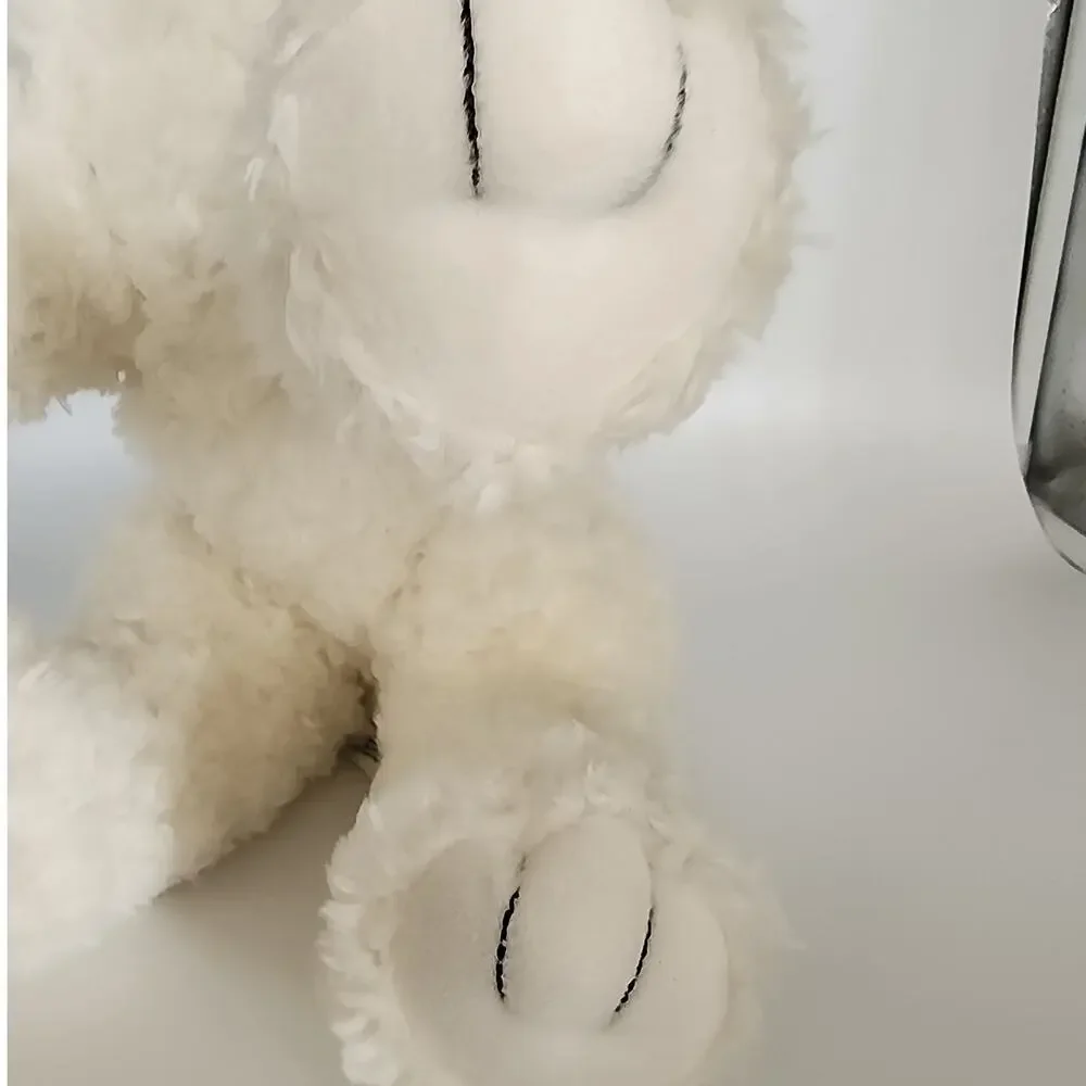 Build a Bear Workshop White Shaggy Dog 16
